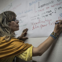 Asma Albaghdadi-Mains solidaires Encuentro Salvador